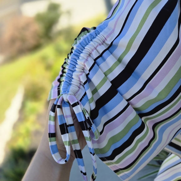 Torrid Stripe A-line Midi Wrap Dress, Size 3X - Picture 7 of 13